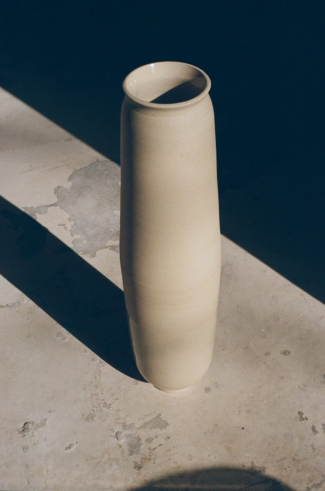 Tall Vase in Oat