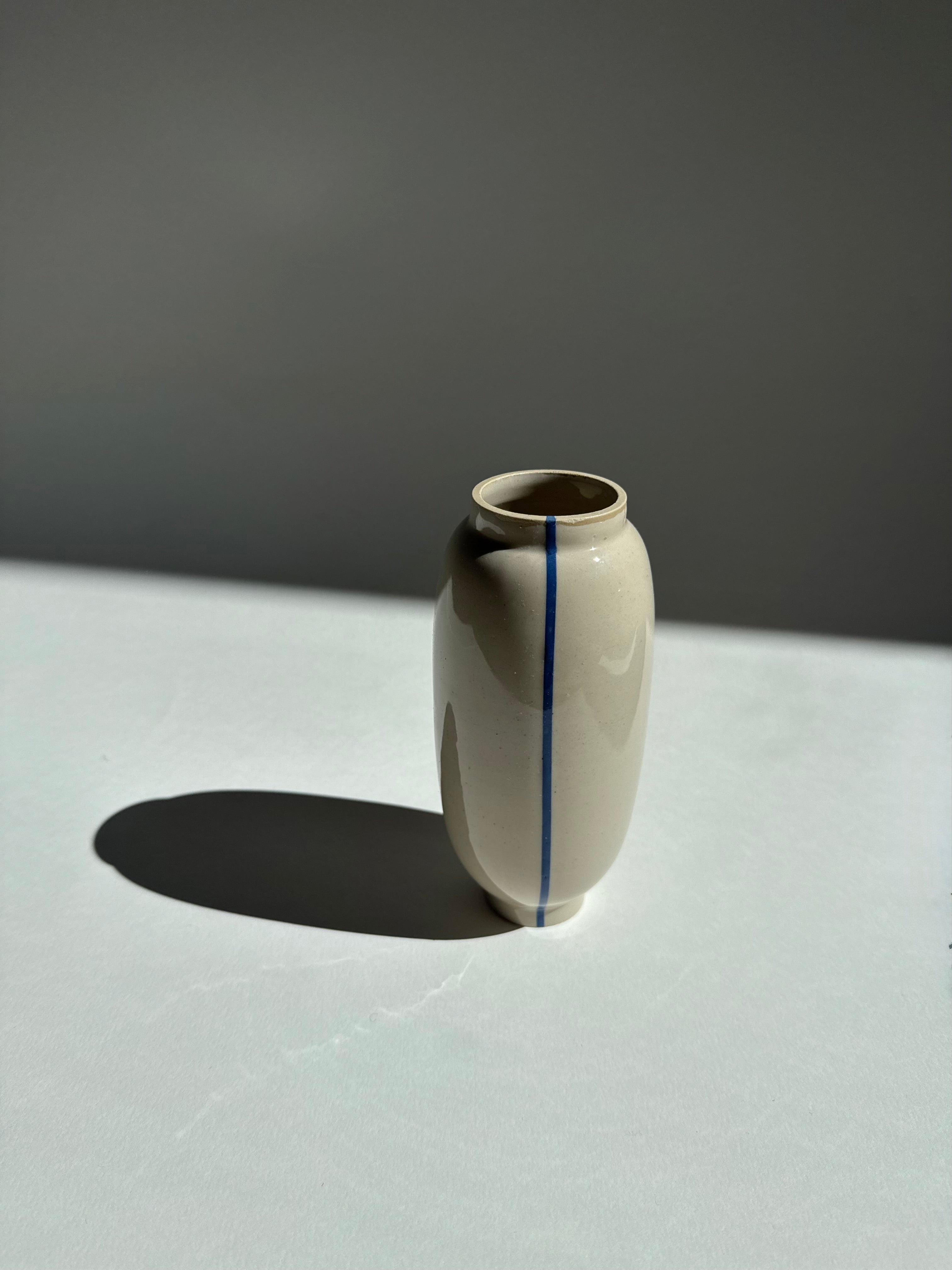 Small Vase - Blue Stripe