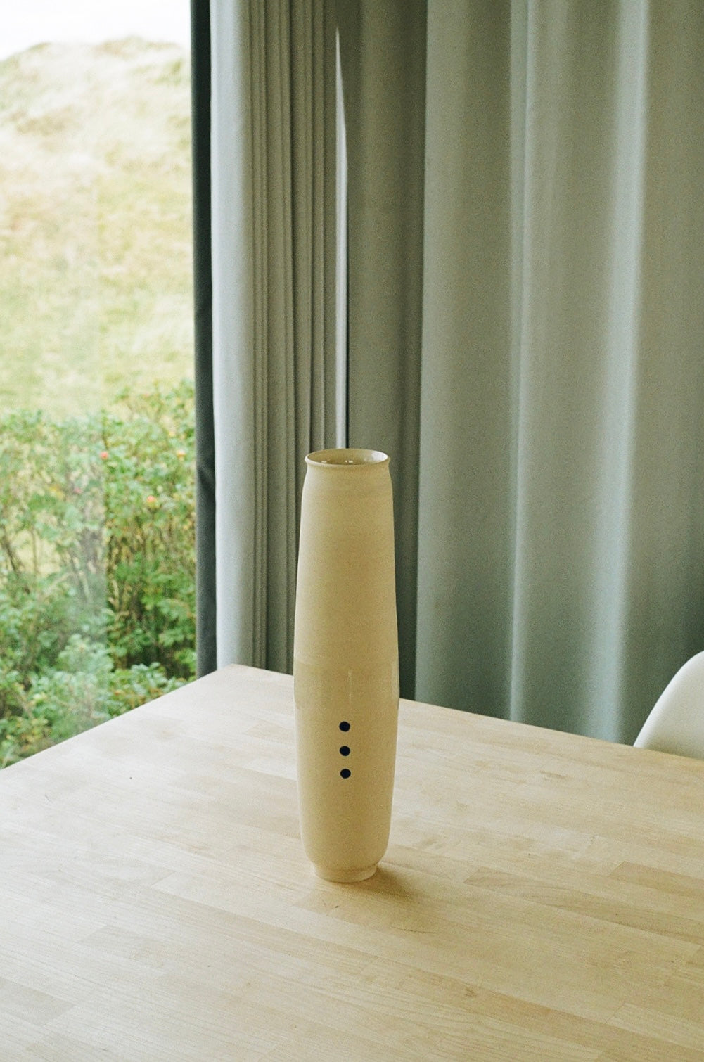 Tall Vase - Three Dots