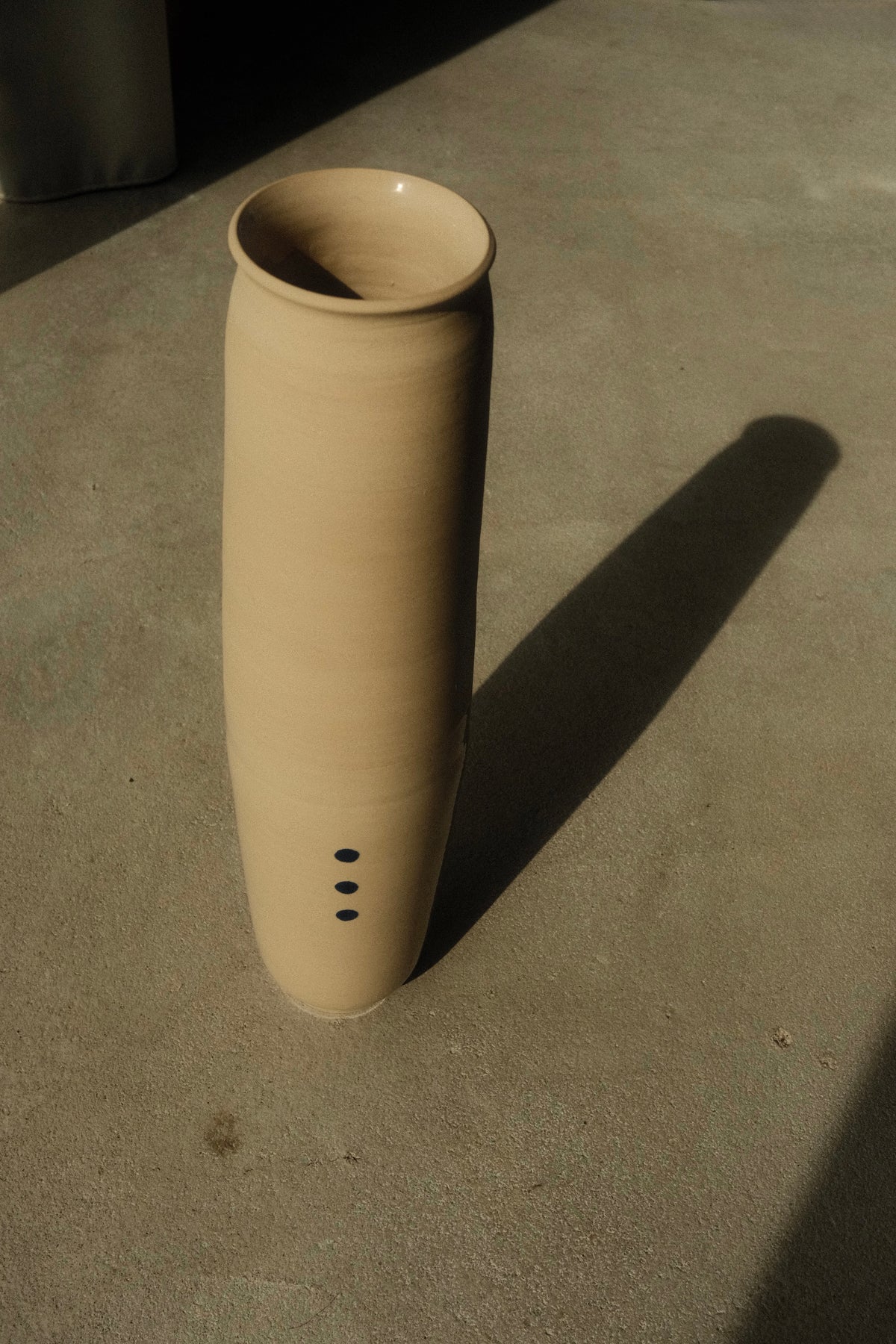 Tall Vase - Three Dots